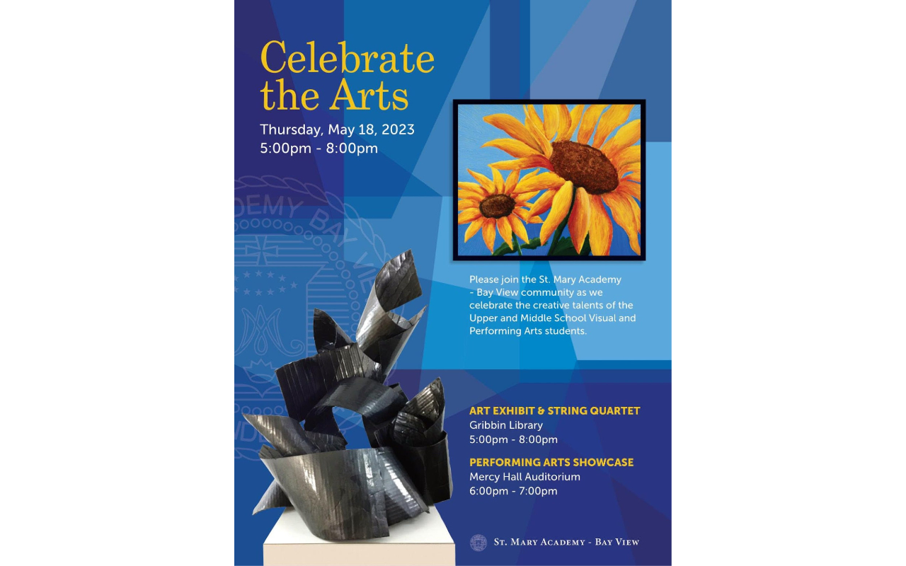 Bayview Academy Art Night poster