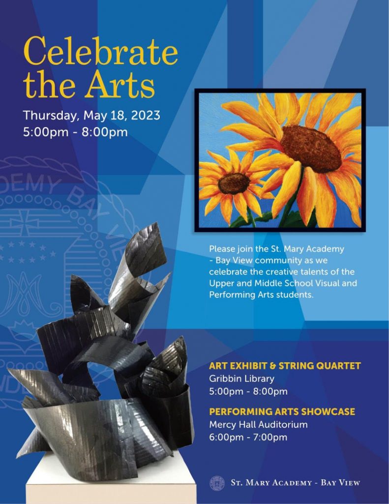 St. Mary Academy Bayview “Celebrate the Arts” Poster