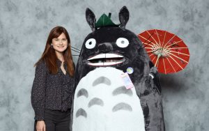 Cosplay – Totoro – Taken with Actor Bonnie Wright (Ginny Weasley)