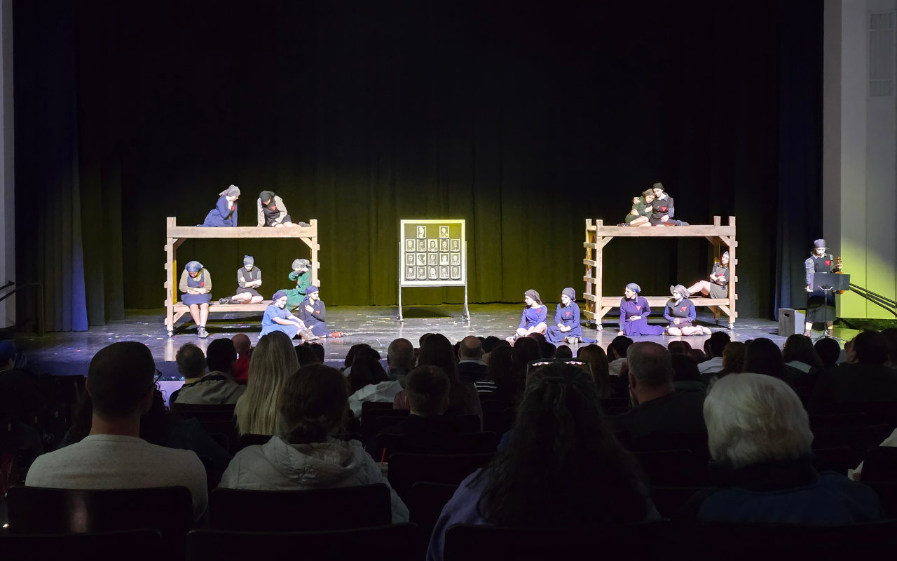 Photo from New England Drama Festival, Who Will Carry the Word?