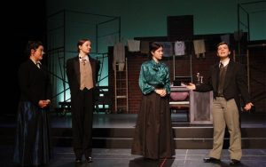 A scene from Newsies Jr.