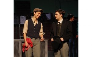 A scene from Newsies Jr.